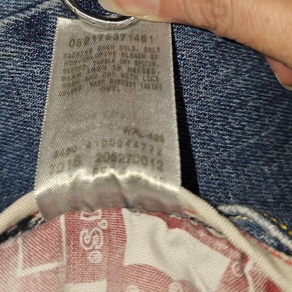 Levi's Jeans Mens 32x30 Blue 527 Bootcut Western Low Rise Flap Pockets Denim - Picture 7 of 11